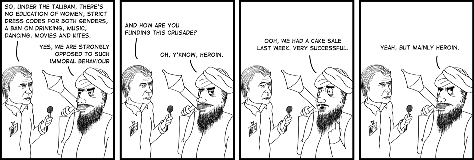 We tried webcomics, but that didn't really work out.