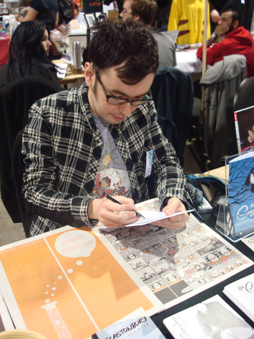 Adam Caldwell sketches the kids