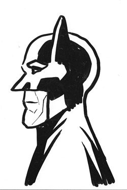 Gary Erskine's quick Batman sketch